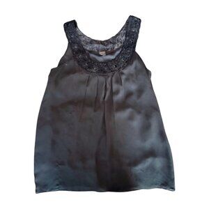 Nicole by Nicole Miller Black Sleeveless Blouse – Size M